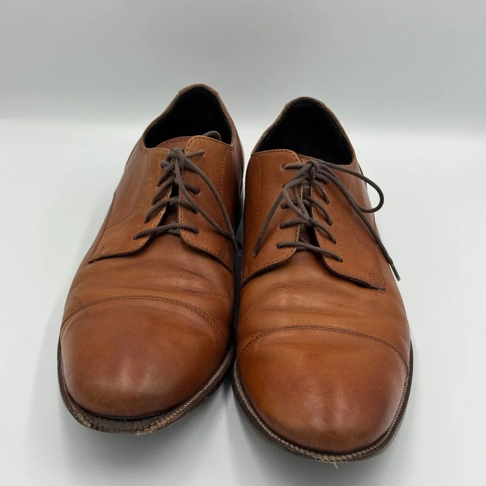 Cole Haan British Tan Leather Cap Toe Oxford Shoes 11.5 M NO BOX